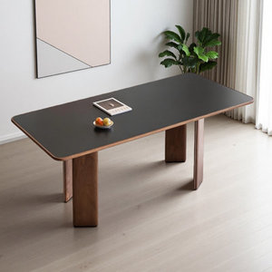 Walnut L-Shaped <b>Solid</b> <b>Wood</b> Executive Computer <b>Desk</b> DESK2-0056 - Product Image 4
