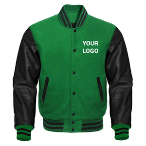 Chaqueta universitaria bordada personalizada | Venta al por mayor Chaquetas universitarias con logotipo personalizado Precio de fábrica Chaqueta universitaria con parche de chenilla - Product Image 5