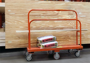 รถเข็นแบบเคลื่อนย้ายได้อเนกประสงค์สำหรับแผงคลังสินค้า, อุปกรณ์ขนย้ายวัสดุโครงสร้างแข็งแรงทนทานความจุสูง - Product Image 5