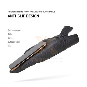 Comfortable High Quality Leather Winter Outdoor Casual Fashion <b>Gloves</b> with Touchscreen Eco-Friendly & Breathable Design Low MOQ - Product Image 3