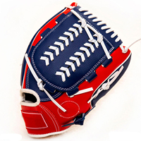 Guante de Béisbol Deportivo para Exteriores en Tres Tamaños, de Cuero Vacuno, para Campo Exterior, para Receptor, de Dedo Completo, para Entrenamiento de Softbol, para Mano Derecha