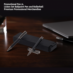 Set di Penne a Sfera e Rollerball Licken, Articoli Promozionali Premium - Product Image 3