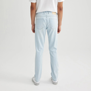 Pantalones vaqueros rectos ajustados clásicos ajustados personalizados de alta calidad para hombres, transpirables, cómodos diseños ajustados elásticos de calle alta - Product Image 2