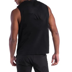 Men <b>tank</b> <b>top</b> Men's <b>Black</b> Sleeveless <b>Tank</b> <b>Top</b> O-Neck Casual Knitted Breathable Solid Color Polyester Vest affordable men <b>tank</b> <b>top</b> - Product Image 4