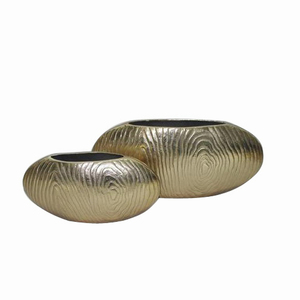 Tabletop Decoration Decoration Floor Vessel <b>Set</b> of <b>3</b> Home Decor Antique Finishing Metal <b>Vases</b> Hand Crafted Stylish Flower <b>Vase</b> - Product Image 2