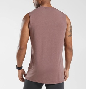 Débardeur de sport pour homme en coton 100% de haute qualité, séchage rapide, écologique, style décontracté pour l'été, fitness, gym, vente en gros, coupe musculaire - Product Image 2