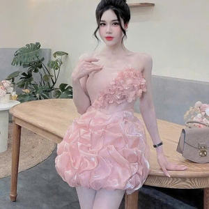 2025 Lady Dress Nice Summer body Pattern Silk sortStyle décontracté et doux personnalisable et lavable à un prix raisonnable - Product Image 5