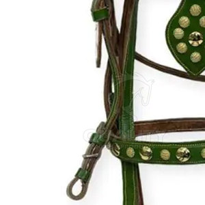 บังเหียนม้าสังเคราะห์สำหรับฝึกและขี่ม้าดีไซน์ใหม่ - Product Image 6