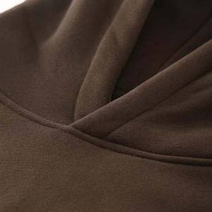 Sudadera con capucha extragrande de gran tamaño con estampado de logotipo personalizado para hombre, tejido de 300Gsm, 100% de algodón, sudaderas y sudaderas básicas para hombre - Product Image 4