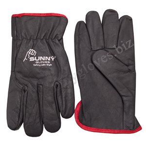Guantes de Trabajo de Cuero Vacuno de Color Natural de 0.8mm, Guantes de Trabajo para Mecánicos, Guantes de Trabajo Personalizados para Mecánicos - Product Image 5