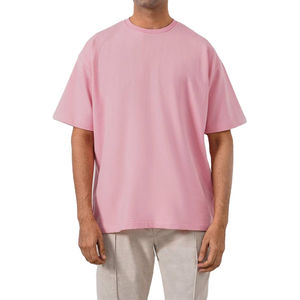 Camiseta extragrande de algodón 100% de alta calidad para hombre, estampado gráfico personalizado, estilo callejero de talla grande, 240 gramos de peso de tela - Product Image 5