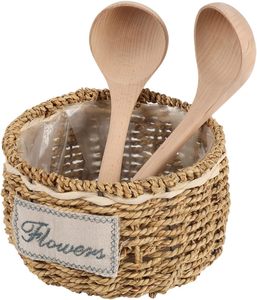 Lot de 2 louches à soupe en bois 10.8 louche de cuisine classique à long manche ustensiles pour la maison - Product Image 5