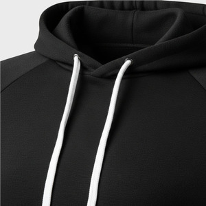Ensemble de survêtement unisexe d'hiver respirant et léger avec capuche, bleu roi, 100 % polyester polaire, imprimé délavé à l'acide - Product Image 2