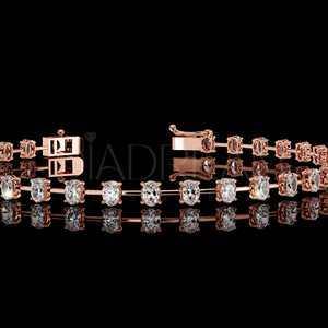 Best Personalized 925 Sterling <b>Silver</b> Tennis <b>Bracelet</b> Classic Dazzling Diamond <b>Charm</b> <b>Bracelet</b> Gold Plated for Women Gift - Product Image 3