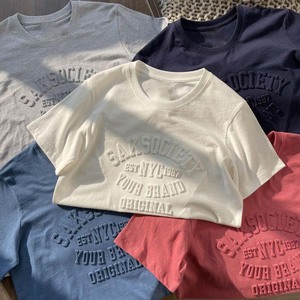 Camisetas de algodón 100% con diseño Original a la moda para hombre, camisetas formales clásicas de manga larga con cuello redondo cómodas en relieve personalizadas - Product Image 2