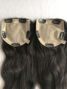 Vierge du temple indien brut de qualité supérieure 18 ''extensions de tête ondulées naturelles 5x5 fournisseur indien de gros de cheveux à donneur unique - Product Image 6