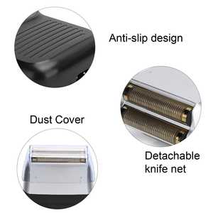 Rasoir Électrique Rechargeable Professionnel pour Hommes, Tondeuse à Barbe à Double Lame, Outil de Toilettage pour Visage et Corps, Idéal pour la Maison et les Voyages - Product Image 6