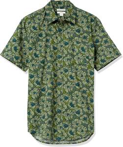 เสื้อเชิ้ตฮาวายแขนสั้นลายดอกไม้สำหรับผู้ชาย, เสื้อฮาวายไซส์ใหญ่พิเศษเสื้อใส่เดินชายหาดลำลองฤดูใบไม้ผลิ2025ฤดูร้อน - Product Image 1