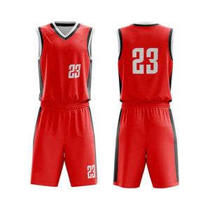 Uniforme de baloncesto de último estilo de buena calidad para uniforme de equipo de baloncesto de secado rápido transpirable unisex en servicio OEM - Product Image 2