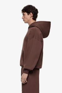 เสื้อมีฮู้ดแบบสวมหัวและกางเกงจ็อกเกอร์ชุดวอร์มใช้ได้ทั้งชายหญิงโอเวอร์ไซส์ทำโลโก้ได้ตามน้ำหนักสองชั้นใส่500GSM เฟรนช์เทอร์รี่ออกแบบได้ตามต้องการ - Product Image 4