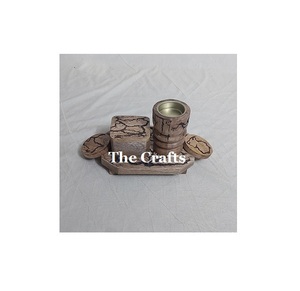 Admirable Design Mabkhars <b>Oud</b> <b>Burner</b> With Tray And Acrylic Box Wooden Dukhoon <b>Burner</b> For Home Fragrance Use - Product Image 4