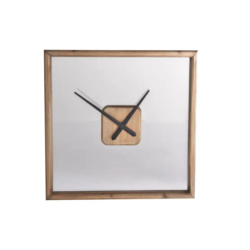 Horloge murale décorative silencieuse en bois et métal de haute qualité personnalisée pour la décoration intérieure Horloge moderne