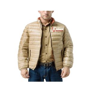 Blousons à capuche matelassés pour hommes, couleur brun, fermeture éclair, couleur contrastée, multi-poches, manches longues, pour l'extérieur - Product Image 5