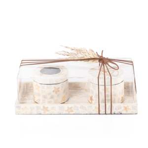 Handmade Mother of Pearl Burner Set with Tray Luxury MOP Incense Burner <b>Gift</b> for Ramadan or Eid <b>Islamic</b> Home Decor Accessory - Product Image 1