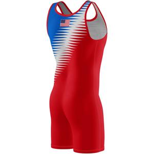 Mono deportivo de nailon Spandex de gran venta, camiseta de lucha libre, mallas de levantamiento de pesas, equipo de lucha, traje personalizable - Product Image 6