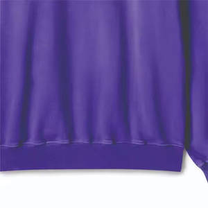 2025 nueva llegada hombres sólido cuello redondo pulóver estampado polar ácido lavado Sunfaded sudadera venta al por mayor fabricante de ropa - Product Image 5