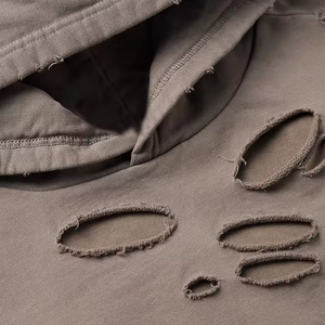 Sweat-shirt délavé à l'acide pour homme, streetwear délavé, sweat-shirt vintage vierge - Product Image 2