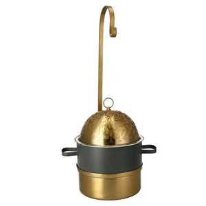 Casserole de luxe de forme ronde avec support élégant pour servir des aliments chauds dans les fêtes d'hôtel de mariage au prix de gros - Product Image 5