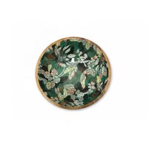 Premium Quality Handmade Wooden Salad Serving <b>Bowls</b> <b>Disposable</b> Kitchenware Sustainable and Eco-Friendly Enamel <b>Bowls</b> - Product Image 5