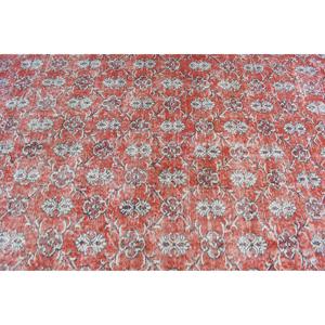 Tapis turc 6,2 x 9,1 pieds, tapis persan vintage en laine rouge - Product Image 4