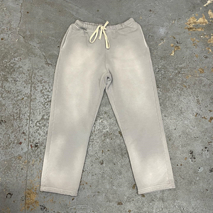 Pantalon de jogging pour homme personnalisable, taille haute, respirant, infroissable, avec cordon de serrage, jambes larges et droites, style décontracté OEM - Product Image 3