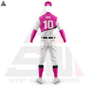 Nuevo último uniforme de Jersey de béisbol transpirable de secado rápido resistente hecho a medida Pakistán conjuntos 100% poliéster conjuntos de alta calidad - Product Image 3