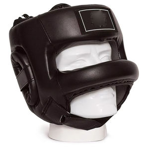 Venta caliente personalizado de alta calidad de cuero de boxeo Head Guard Dual Sport MMA Unisex Venta en línea - Product Image 5