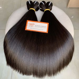 Most Popular 2024 Large Stock Bone Straight Vietnamese Human Bundle Hair Extensions Natural Color No <b>Tangle</b> - Product Image 5