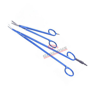 Instruments orthopédiques de haute qualité Ciseaux bipolaires droits en acier inoxydable Source d'alimentation manuelle haut de gamme - Product Image 3