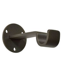 Strong <b>White</b> Metal <b>Curtain</b> Rod Brackets <b>For</b> Heavy Drapes Home Window Support Stylish <b>Living</b> <b>Room</b> Decor Durable Interior Design - Product Image 4