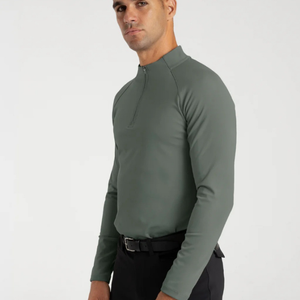 Camisa de Manga Larga Transpirable con Control de Humedad para Montar a Caballo, Capa Base Ecuestre Ligera, Servicio Personalizado ODM OEM - Product Image 5