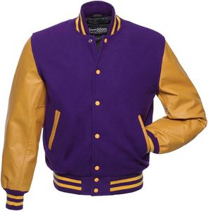Dernier style Veste de baseball universitaire pour homme Vestes Letterman en coton mélangé Veste à taux chaud Qualité supérieure coupe parfaite - Product Image 1