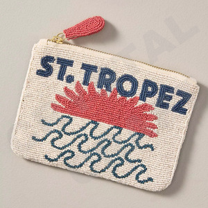 Customized <b>Crab</b> Hand Coin Pouch with Beautiful Girls' Hearts Design Seed Beaded Beautiful Mum's Gift Wallet Fashion Accessory - Product Image 4