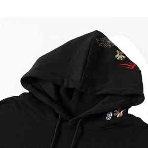 Mode hommes broderie sweats à capuche impression thermique sweat à capuche personnalisé hommes broderie sweats à capuche bases coton mélangé - Product Image 3