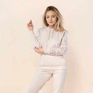 Sudadera con capucha básica de algodón y poliéster para mujer, sudaderas con capucha sublimadas estampadas de invierno, sudaderas con capucha de manga larga para gran oferta - Product Image 6