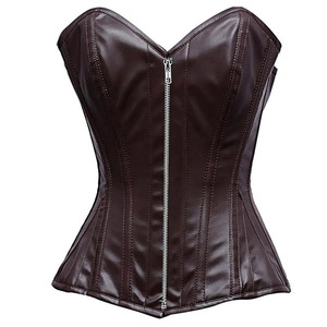 Corset en cuir pour femme, style streetwear, en promotion, fabriqué avec des matériaux de haute qualité - Product Image 1
