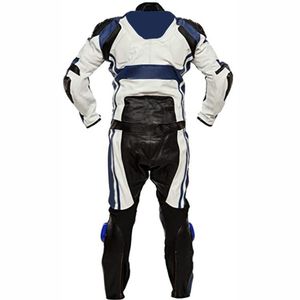 Combinaison de moto personnalisée pour hommes de la meilleure qualité en cuir véritable combinaison d'équitation de vélo de sport coupe-vent d'extérieur - Product Image 3