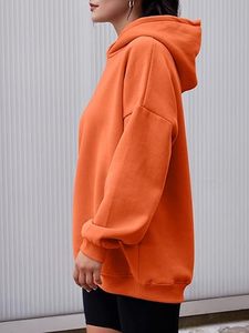 Sudadera con Capucha de Alta Calidad para Mujer, Estilo Urbano, Logotipo Personalizado, Unisex, 450GSM, 100% Algodón, Hombros Caídos, para Invierno - Product Image 3