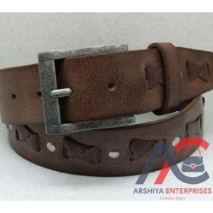 Cinturones de cuero unisex de estilo occidental Cuero real Logotipo personalizado de alta calidad en cinturones Cinturones occidentales - Product Image 1