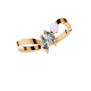 แหวนเพชรโมอิสอัญมณีแท้สำหรับผู้หญิง925เงินสเตอร์ลิงประดับเพชรระยิบระยับสไตล์คลาสสิกสำหรับงานหมั้น - Product Image 3